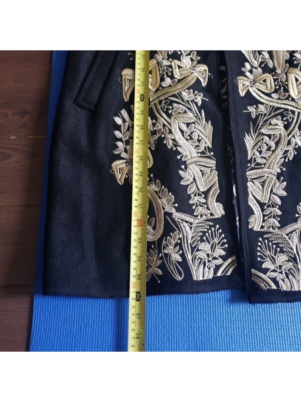 Embroidery Wool Coat - Picture 13 of 16